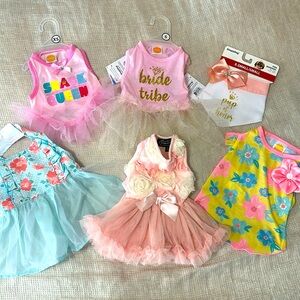 Small dog dress lot